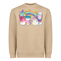 Mushroom Unicorn Coffee Cups Heavyweight Sweatshirt - Artiststas