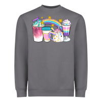 Storm Unicorn Coffee Cups Heavyweight Sweatshirt - Artiststas