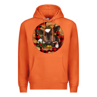 Carrot Christmas Baby Cow Premium Hoodie - RanaPortraitStore