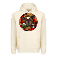 Tofu Christmas Baby Cow Premium Hoodie - RanaPortraitStore