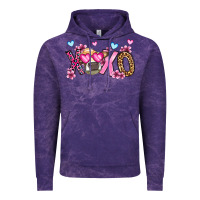 Cloud Purple xoxo cow valentine's day Vintage Hoodie - OliviaCreatesArt