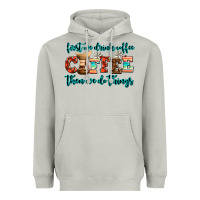Moon Dust first we drink coffee then we do things Heavyweight Hoodie - AdoDesignShop