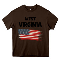 Chocolate Brown WEST VIRGINIA Heavy Core Tee - Bettercallsaul