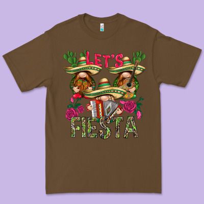 Let's Fiesta With Gnomes Premium Tee Designed By Nancycooperartshop