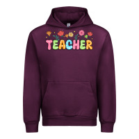 Mauve Wine custom teacher flowers Urban Hoodie - JahusDesignShop