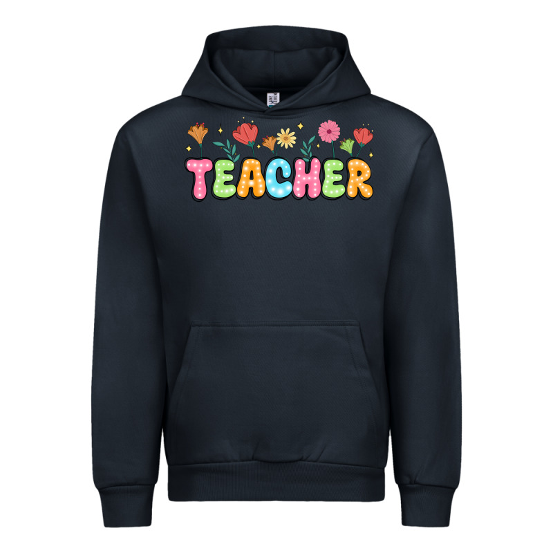Custom Teacher Flowers Urban Hoodie by JahusDesignShop | Teevron