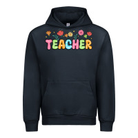 Navy custom teacher flowers Urban Hoodie - JahusDesignShop