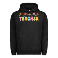 Pigment Black custom teacher flowers Urban Hoodie - JahusDesignShop