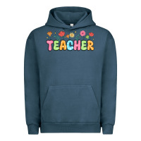 Pigment Midnight Navy custom teacher flowers Urban Hoodie - JahusDesignShop
