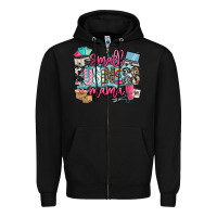 Black small business mama Zipper Hoodie - BarkalooDesign