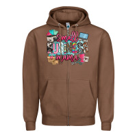Chestnut small business mama Zipper Hoodie - BarkalooDesign
