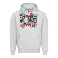 Dove Grey small business mama Zipper Hoodie - BarkalooDesign