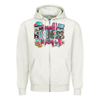 Oatmeal Heather small business mama Zipper Hoodie - BarkalooDesign
