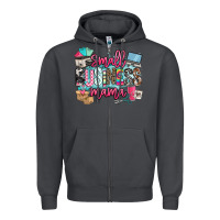 Smoke small business mama Zipper Hoodie - BarkalooDesign