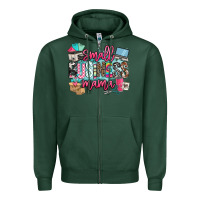 Sports Green small business mama Zipper Hoodie - BarkalooDesign