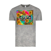 Cloud Rock Mom rainbow sunflower Vintage Tee - CowGirlArtShop
