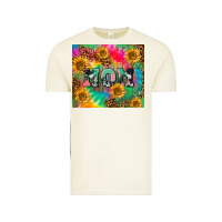 Mom Rainbow Sunflower Vintage Tee | Teevron