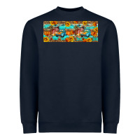Navy Farm life fall Heavyweight Sweatshirt - Artiststas