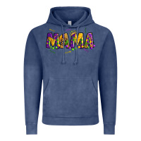 Vintage Denim mama mardi gras Vintage Hoodie - OliviaCreatesArt