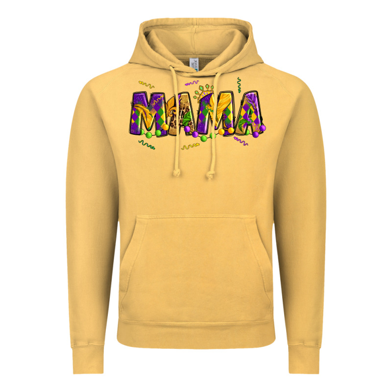 Mama Mardi Gras Vintage Hoodie by OliviaCreatesArt | Teevron