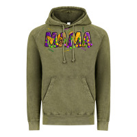 Vintage Olive mama mardi gras Vintage Hoodie - OliviaCreatesArt