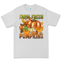 Dove Grey Farm Fresh Pumpkins Premium Tee - texasbilliewilder