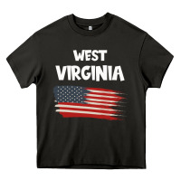 Asphalt WEST VIRGINIA Heavy Core Tee - Bettercallsaul