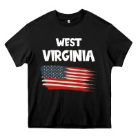 Black WEST VIRGINIA Heavy Core Tee - Bettercallsaul