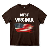 Chocolate Brown WEST VIRGINIA Heavy Core Tee - Bettercallsaul