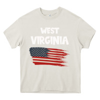 Cream WEST VIRGINIA Heavy Core Tee - Bettercallsaul