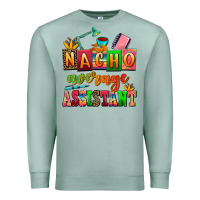 Seafoam nacho average assistant Premium Sweatshirt - AdoDesignShop