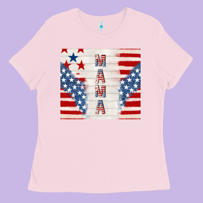 Mama Usa Ladies Tee Designed By Tumblerdesignbyshophia