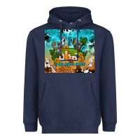 Navy camping is my happy place Heavyweight Hoodie - AdoDesignShop