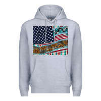 American Flag Mouse Pad Premium Hoodie | Teevron