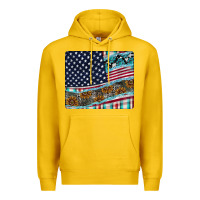 Lemon American Flag Mouse Pad Premium Hoodie - CowhideDigitalArt