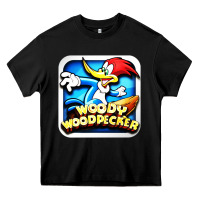 Black #woody woodpecker character Heavy Core Tee - longCreatives