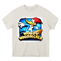 Cream #woody woodpecker character Heavy Core Tee - longCreatives