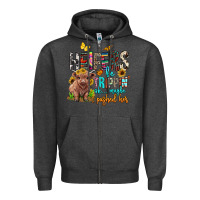 Charcoal Heather heifers be trippin ok maybe i pushed her Zipper Hoodie - BarkalooDesign