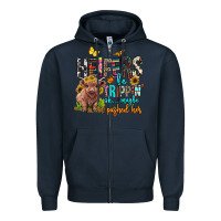 Navy heifers be trippin ok maybe i pushed her Zipper Hoodie - BarkalooDesign
