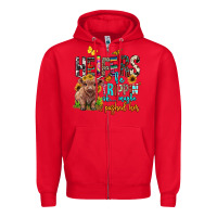 Red heifers be trippin ok maybe i pushed her Zipper Hoodie - BarkalooDesign