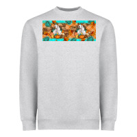 Heather Grey Goat Family Fall Heavyweight Sweatshirt - Artiststas