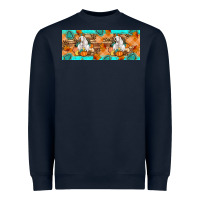 Navy Goat Family Fall Heavyweight Sweatshirt - Artiststas