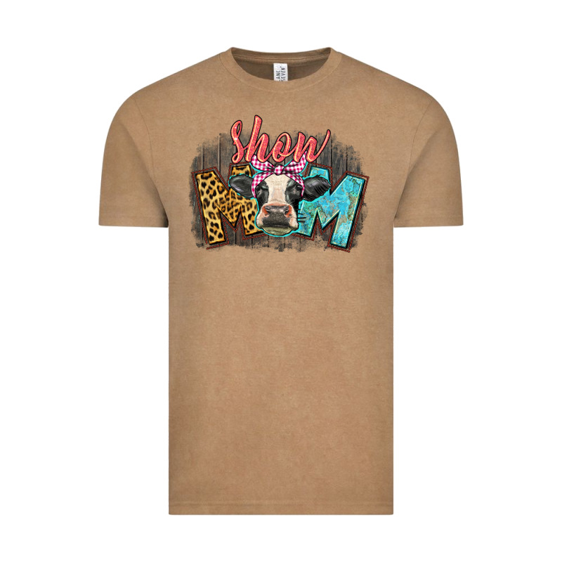 Show Mom Cow Vintage Tee by CowGirlArtShop | Teevron