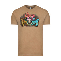 Vintage Coffee Show mom cow Vintage Tee - CowGirlArtShop