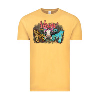 Vintage Mustard Show mom cow Vintage Tee - CowGirlArtShop