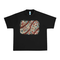 Black Baseball leopard glitter background Urban Heavy Tee - HowdyJamesFarm