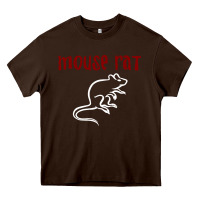Chocolate Brown Vintage Retro Burt Macklin Gifts Men Heavy Core Tee - longCreatives
