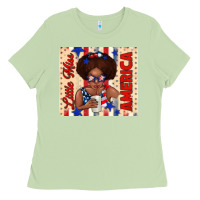Matcha little miss america Ladies Tee - TumblerDesignByShophia