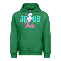 Emerald jesus saves Urban Hoodie - JahusDesignShop