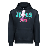 Navy jesus saves Urban Hoodie - JahusDesignShop